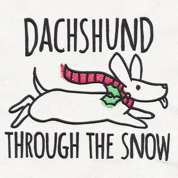 Christmas Punimals - Dachshund Through the Snow