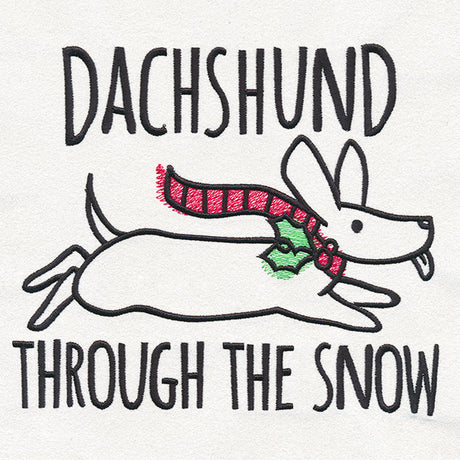 Christmas Punimals - Dachshund Through the Snow