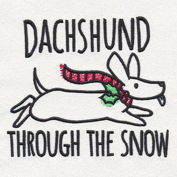 Christmas Punimals - Dachshund Through the Snow