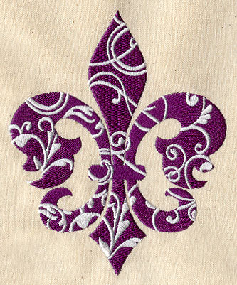Fleur de Lis Swirls