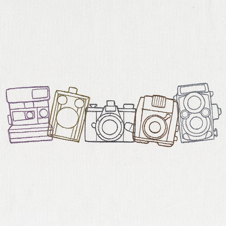 Vintage Camera Border
