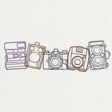 Vintage Camera Border