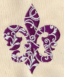 Fleur de Lis Swirls