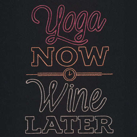 Athleisure - Yoga Now Wine Later