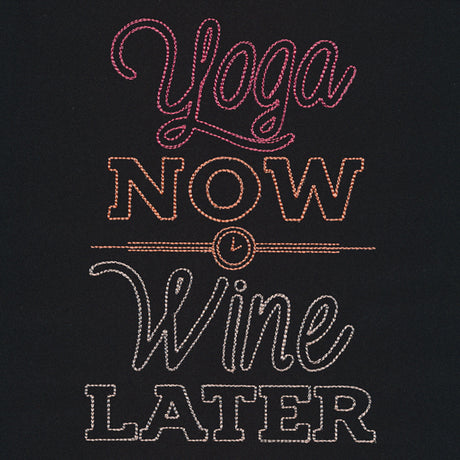 Athleisure - Yoga Now Wine Later