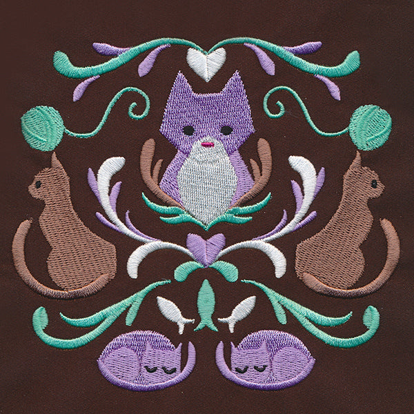 Folksy Feline Crest
