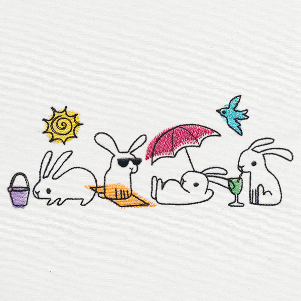 Beach Bunny Border