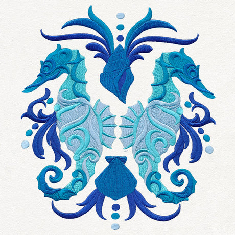 Baroque Seas - Seahorse Crest