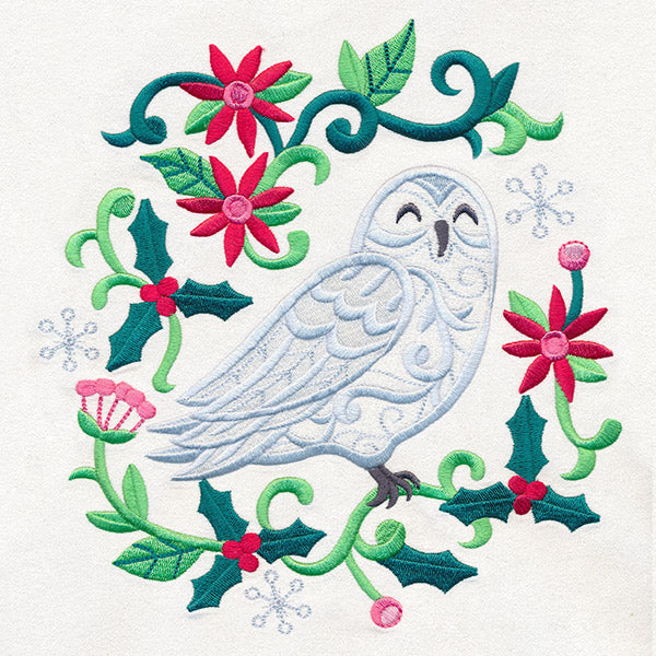 Boho Noel - Snowy Owl