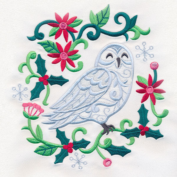 Boho Noel - Snowy Owl