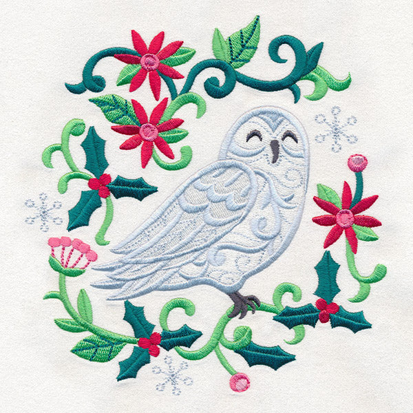 Boho Noel - Snowy Owl