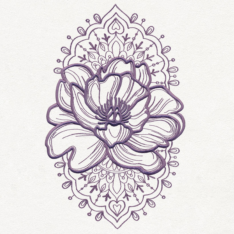Mystique Flora - Peony Mandala