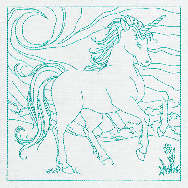 Fantasy Quilting - Unicorn