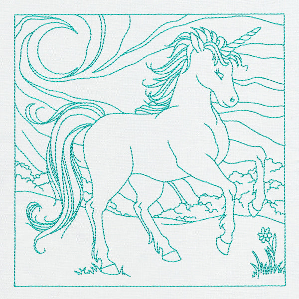 Fantasy Quilting - Unicorn