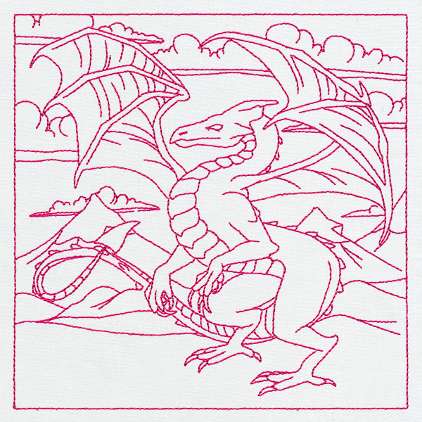 Fantasy Quilting - Dragon