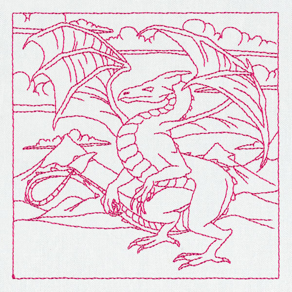 Fantasy Quilting - Dragon