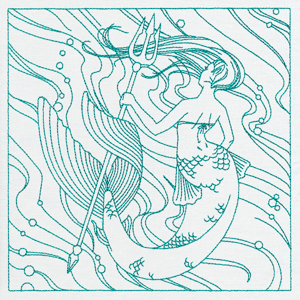 Fantasy Quilting - Mermaid