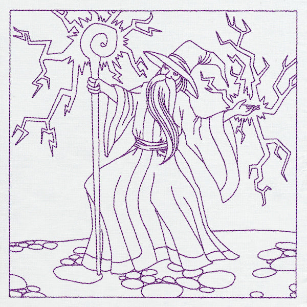 Fantasy Quilting - Wizard