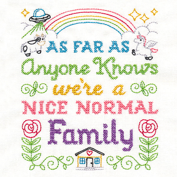 Cheeky Samplers - Nice Normal Family