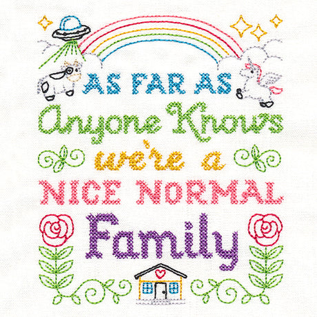 Cheeky Samplers - Nice Normal Family