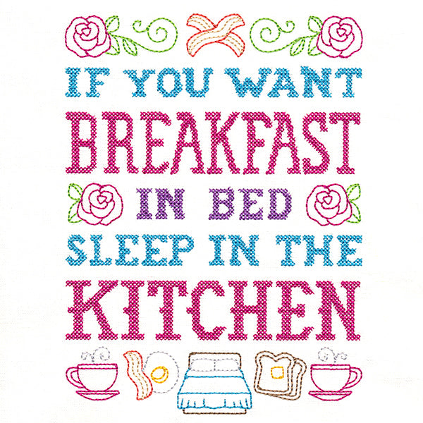 Cheeky Samplers - Breakfast in Bed