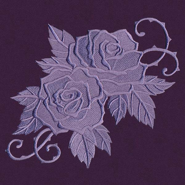 Baroque Roses - Angled Flourish