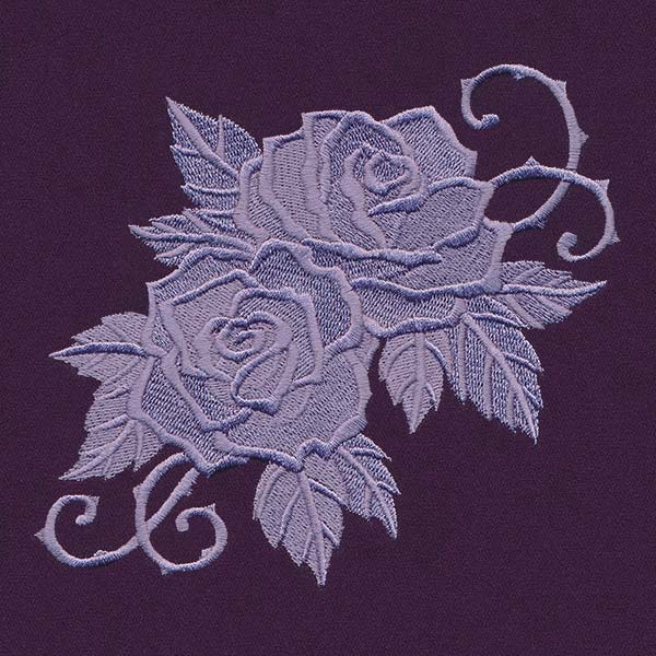 Baroque Roses - Angled Flourish