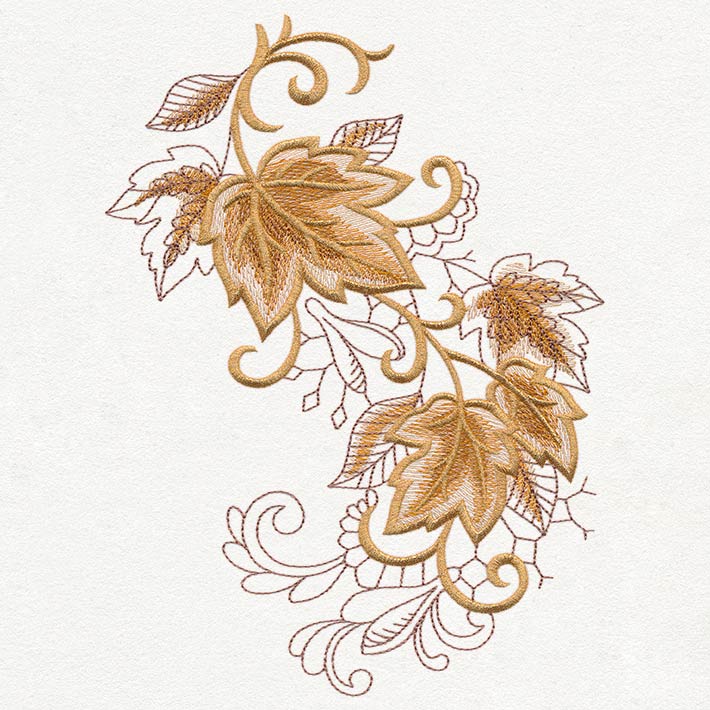 Autumn Baroque - Maple Cascade