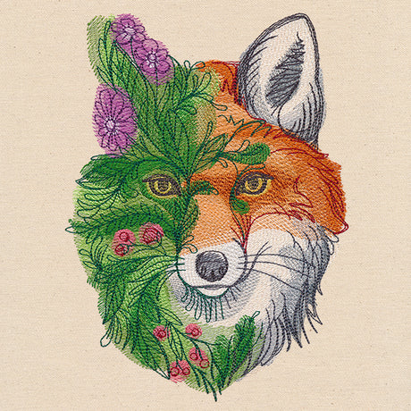 Fox in Flowers