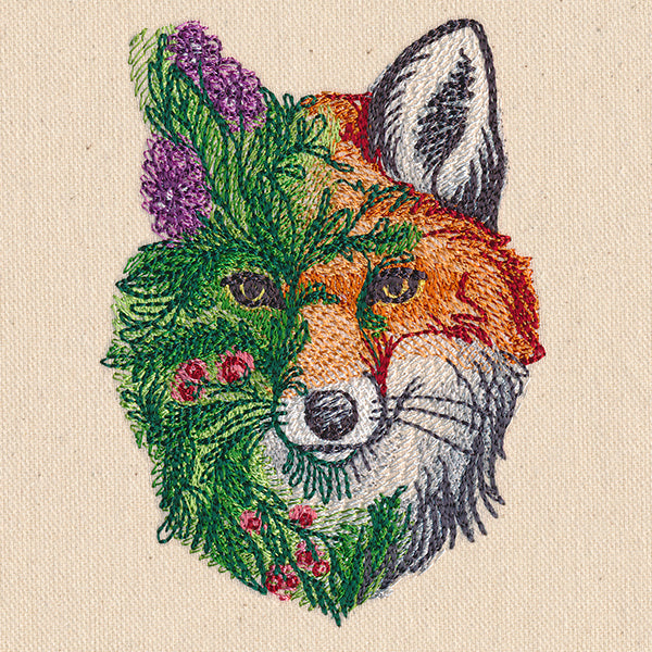 Fox in Flowers