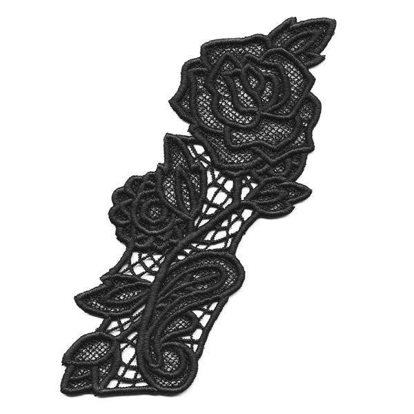 Darkly Delicate - Rose Border (Lace)