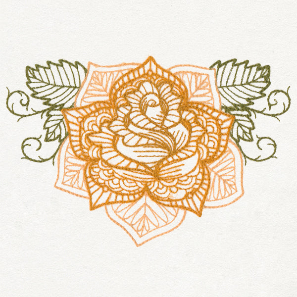 Delicate Rose (Thick Thread)