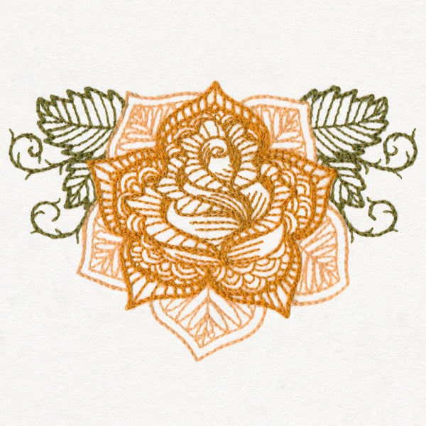 Delicate Rose (Thick Thread)