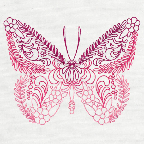 Vintage Folk Butterfly