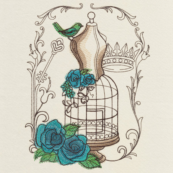 Parisian Birdcage Dress Form