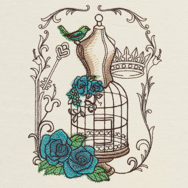 Parisian Birdcage Dress Form