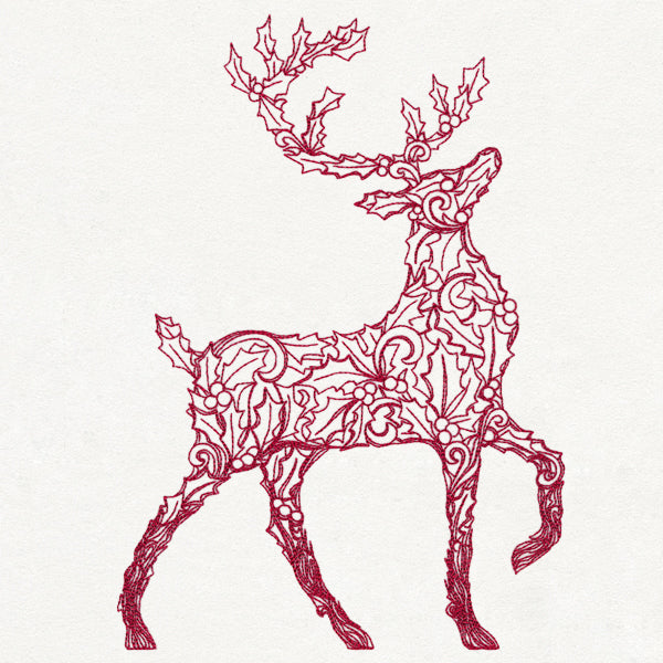 Holly Reindeer