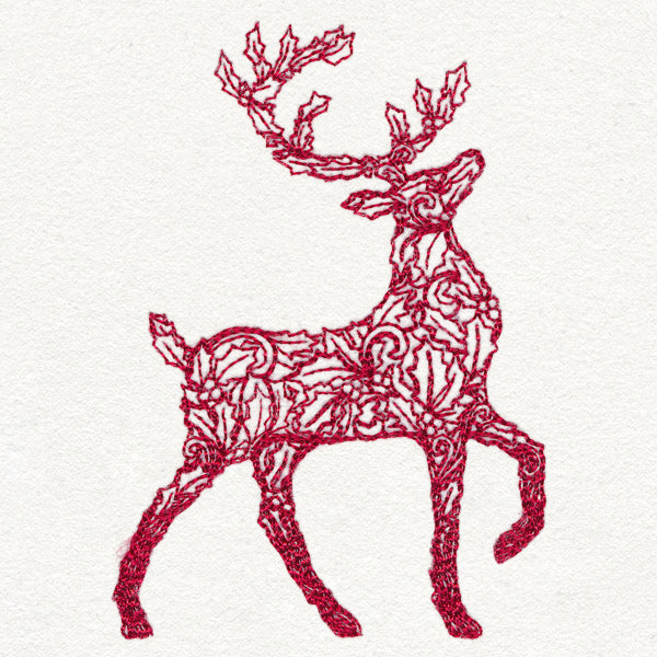 Holly Reindeer