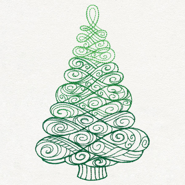 Yuletide Spirals - Christmas Tree