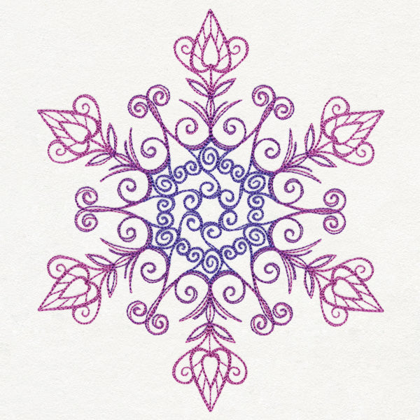 Yuletide Spirals - Snowflake