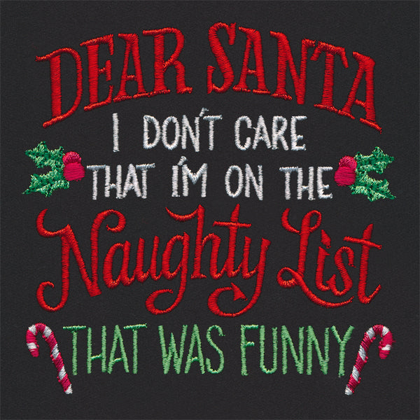 I Don't Care That I'm On the Naughty List