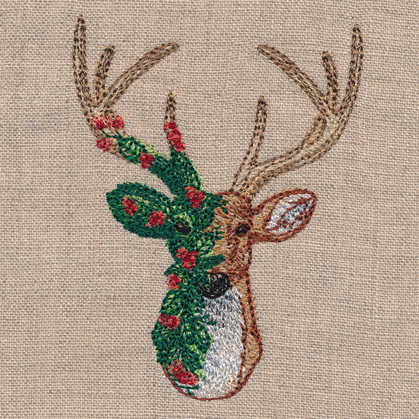 Deer in Holly
