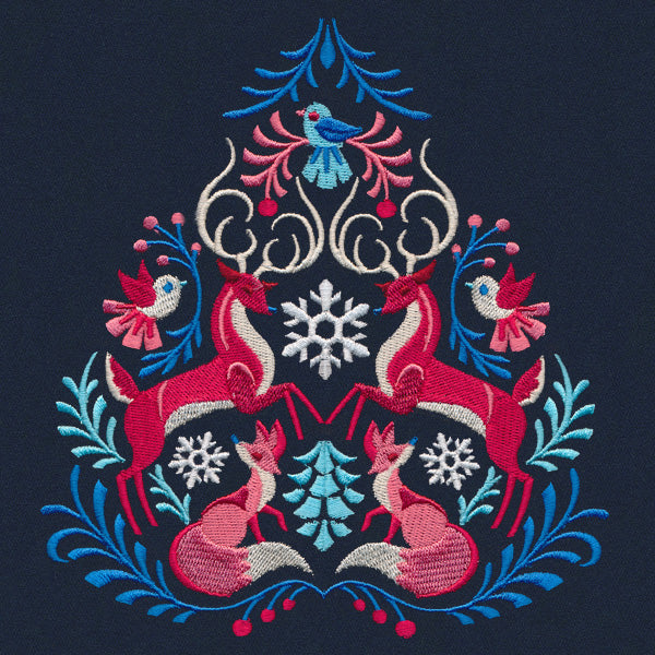 Folksy Winter Woodland Crest