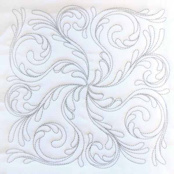 Nordic Swirls Quilting Square
