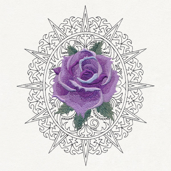 Sunburst Rose Cameo
