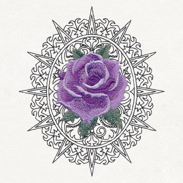 Sunburst Rose Cameo