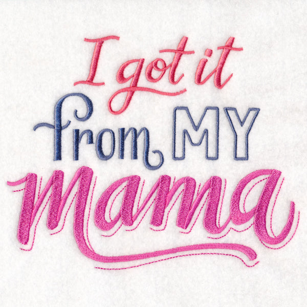 I Got It from My Mama