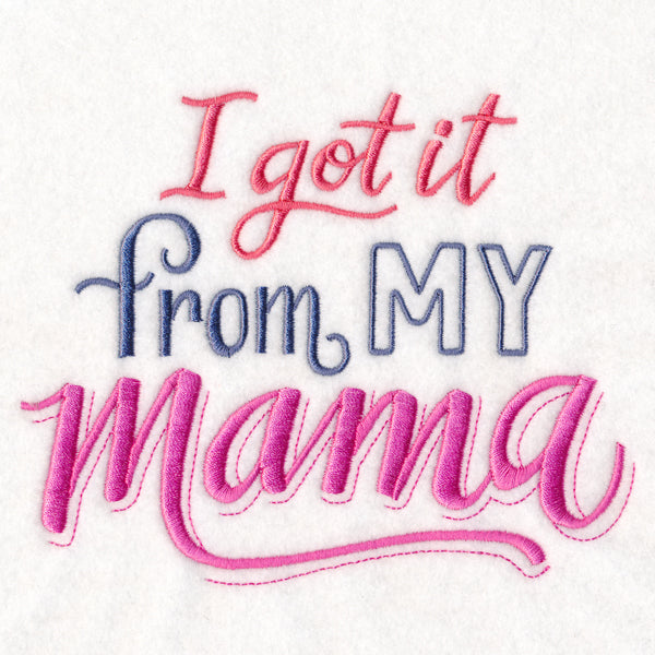 I Got It from My Mama