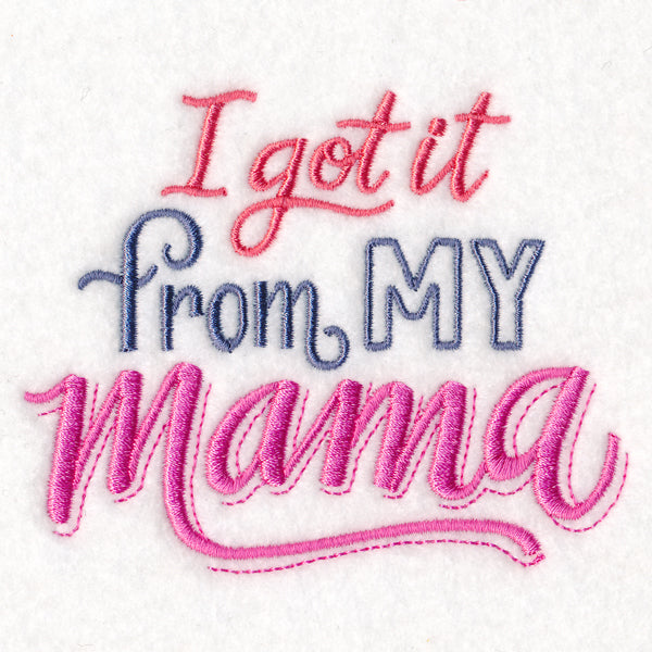 I Got It from My Mama