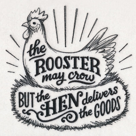 The Hen Delivers the Goods